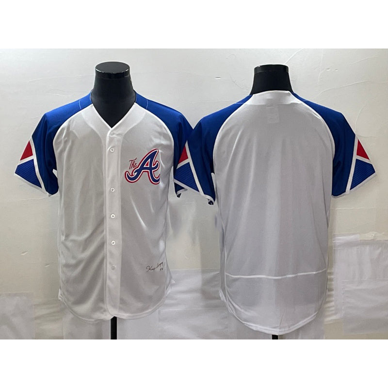 Baseball Jersey | Atlanta Braves Blank White 2023 City Connect Stitched - image 1