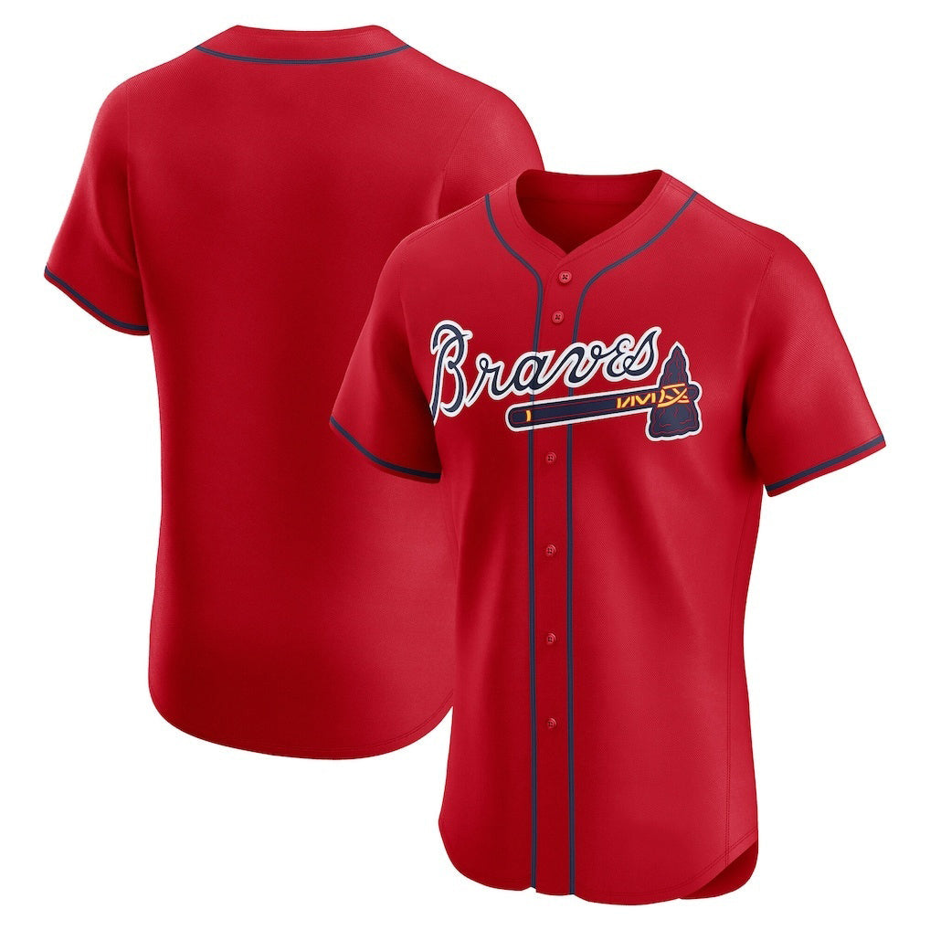Baseball Jersey | Atlanta Braves Red Alternate - image 1