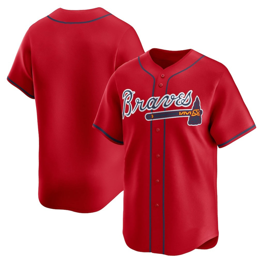 Baseball Jersey | Atlanta Braves Red Alternate Limited - image 1