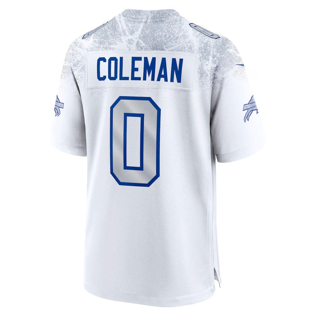American Football Jersey | B.Bills #0 Keon Coleman White 2025 Rivalries Collection Game Stitched Football American Jersey - image 1