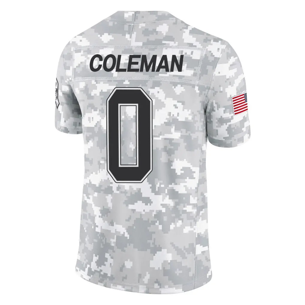 American Football Jersey | B.Bills #0 Keon Coleman Player Limited Arctic Camo Salute to Service Football Jerseys - image 1