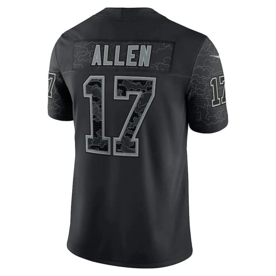 American Football Jersey | B.Bills #17 Josh Allen Black Player RFLCTV Limited Football Jerseys - image 1