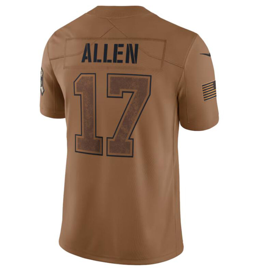 American Football Jersey | B.Bills #17 Josh Allen Player Brown Salute To Service Limited Jersey American Stitched Football Jerseys - image 1