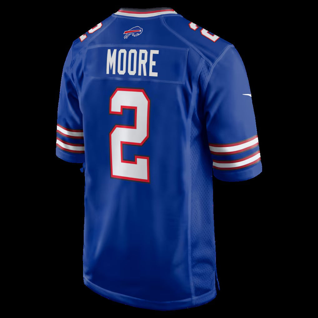 American Football Jersey | B.Bills #2 D.J. Moore Royal Game Stitched Football American Jersey - image 1