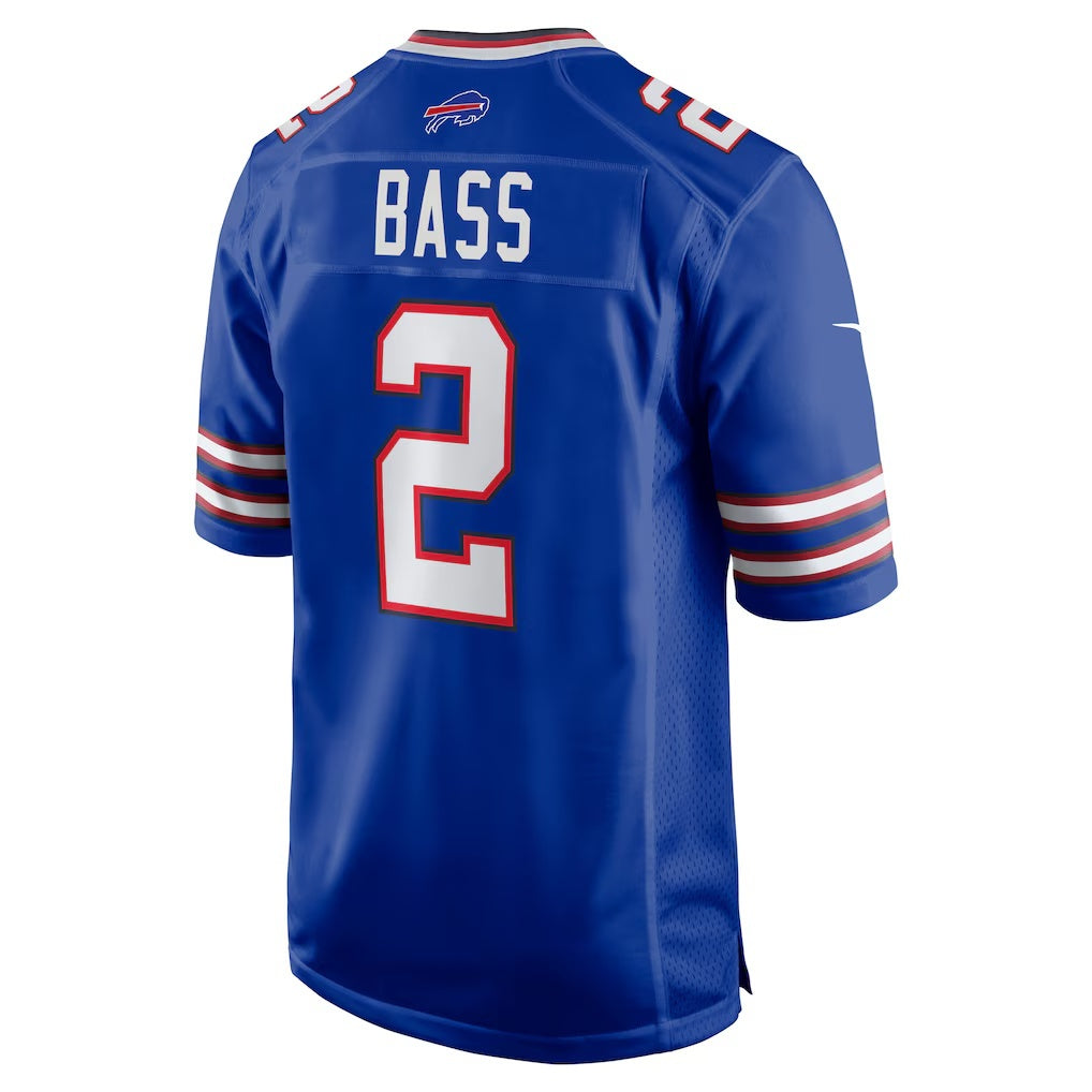 American Football Jersey | B.Bills #2 Tyler Bass Royal Game Player Stitched Football American Jersey - image 1