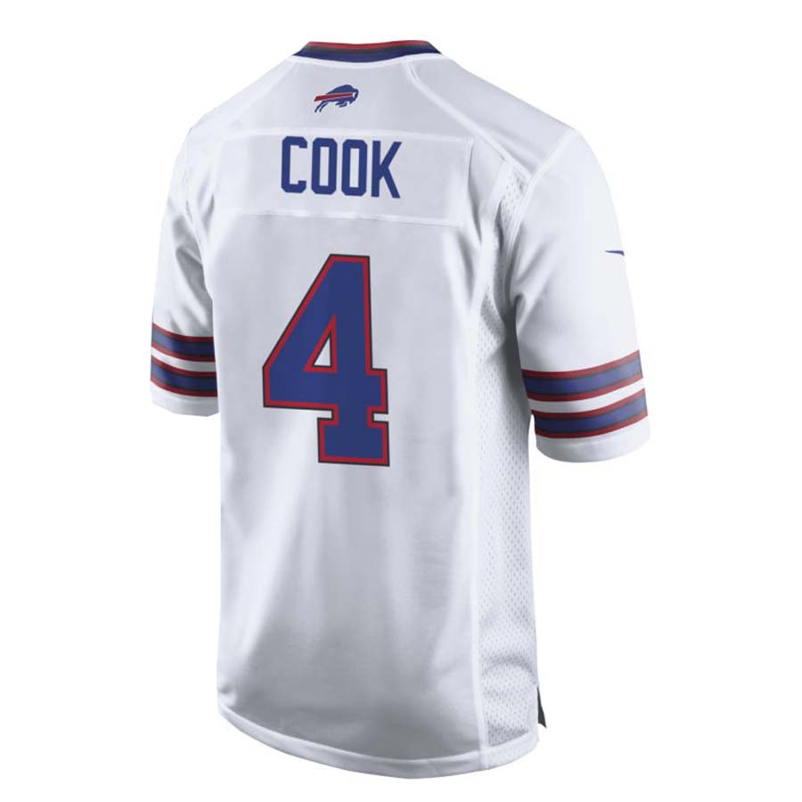 American Football Jersey | B.Bills #4 James Cook White Team Game Stitched Football American Jersey - image 1