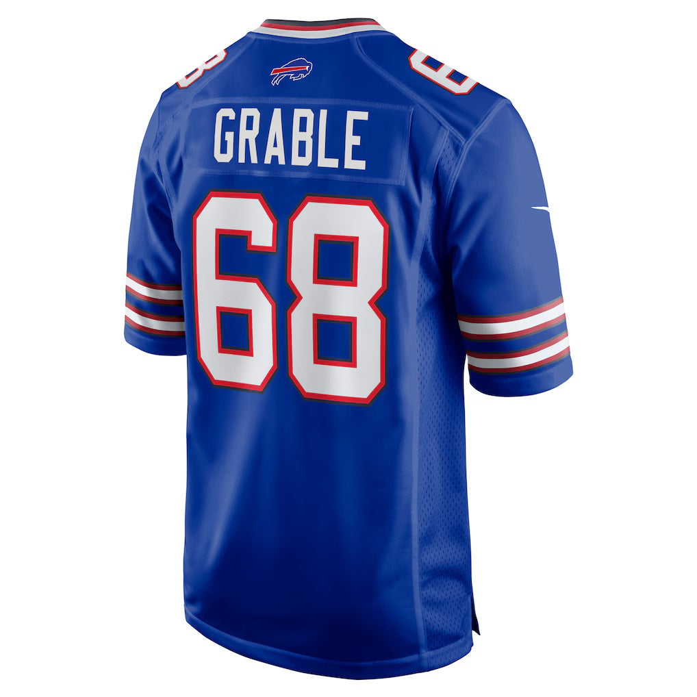 American Football Jersey | B.Bills #68 Tylan Grable Royal Game Stitched Football American Jersey - image 1