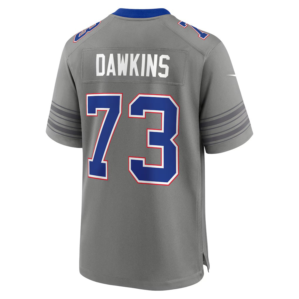 American Football Jersey | B.Bills #73 Dion Dawkins Gray Nickel City Game - image 1