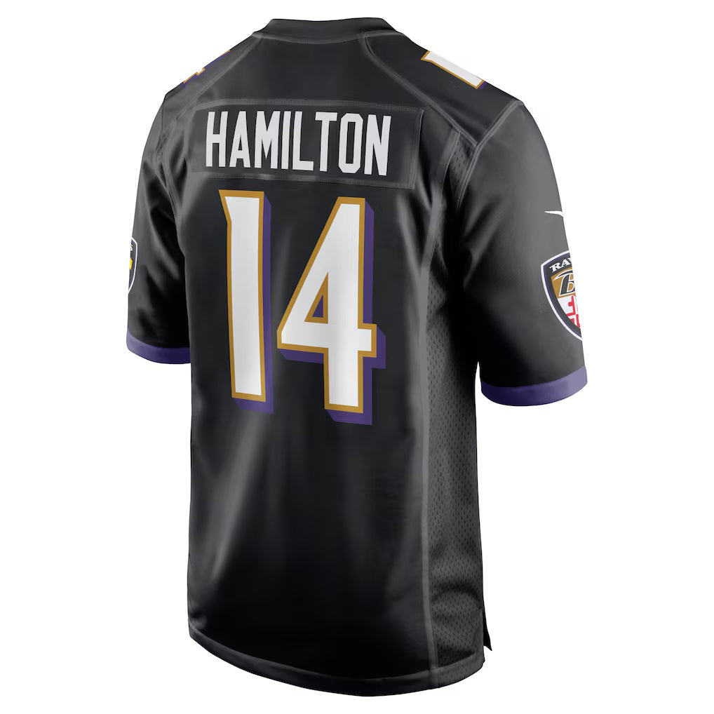 American Football Jersey | B.Ravens #14 Kyle Hamilton Black Player Game Stitched Football American Jersey - image 1