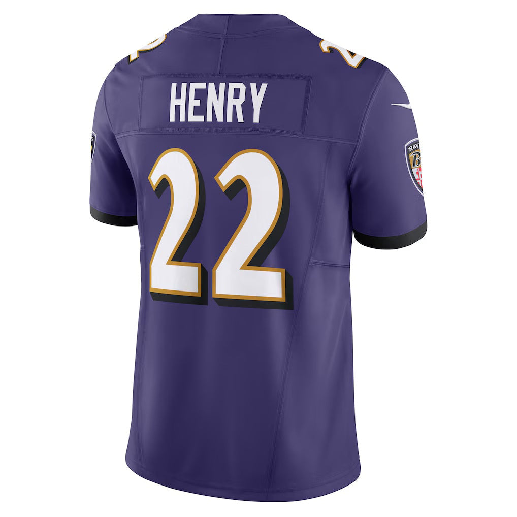 American Football Jersey | B.Ravens #22 Derrick Henry Purple Vapor F.U.S.E. Limited Stitched Football American Jersey - image 1