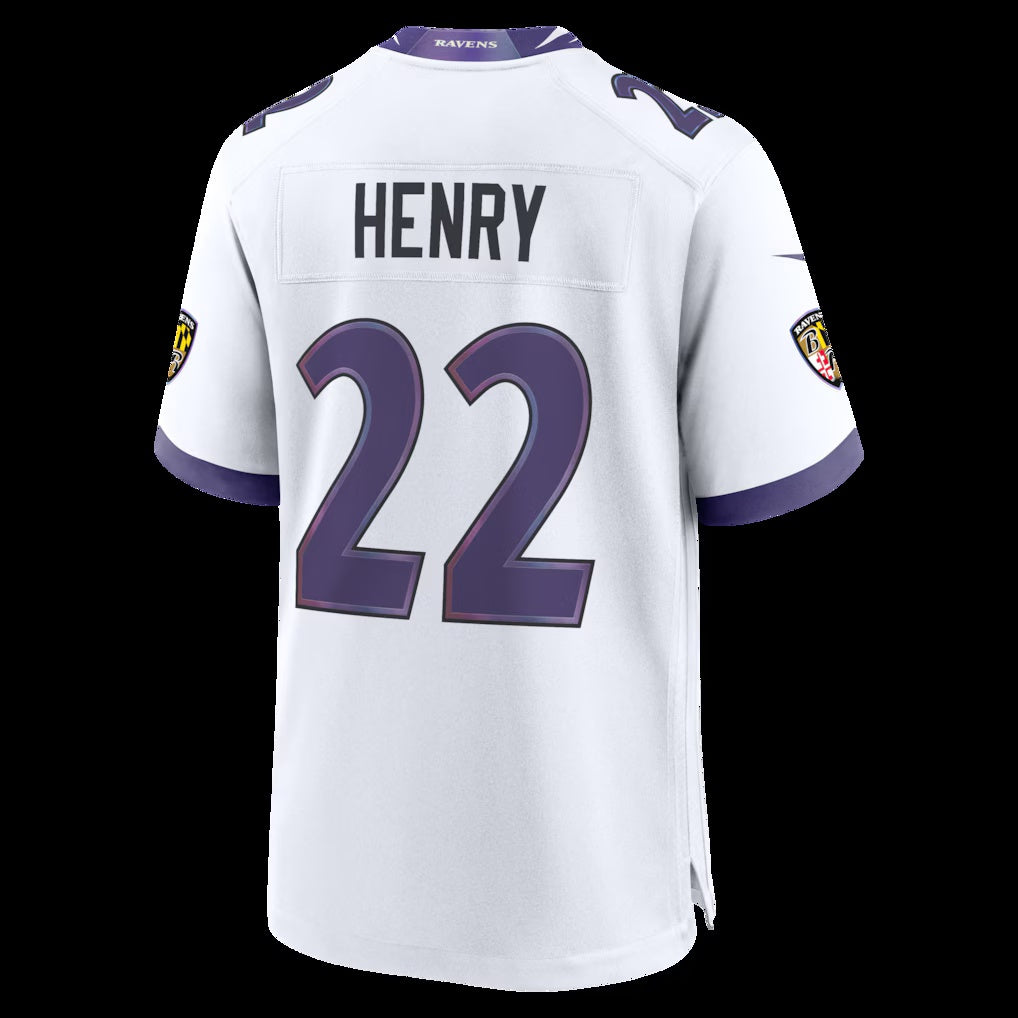 American Football Jersey | B.Ravens #22 Derrick Henry White Game Stitched Football American Jersey - image 1
