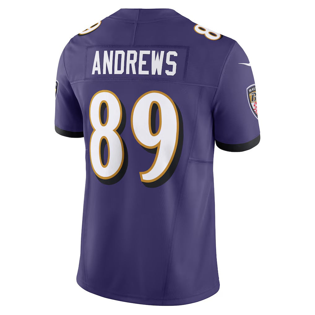 American Football Jersey | B.Ravens #89 Mark Andrews Purple Vapor F.U.S.E. Limited Stitched Football American Jersey - image 1