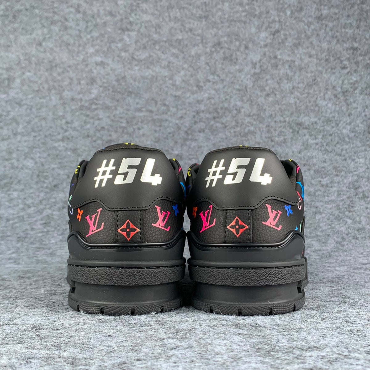 Takashi Murakami x Louis Vuitton Trainer Sneakers 'Black' - product view 6