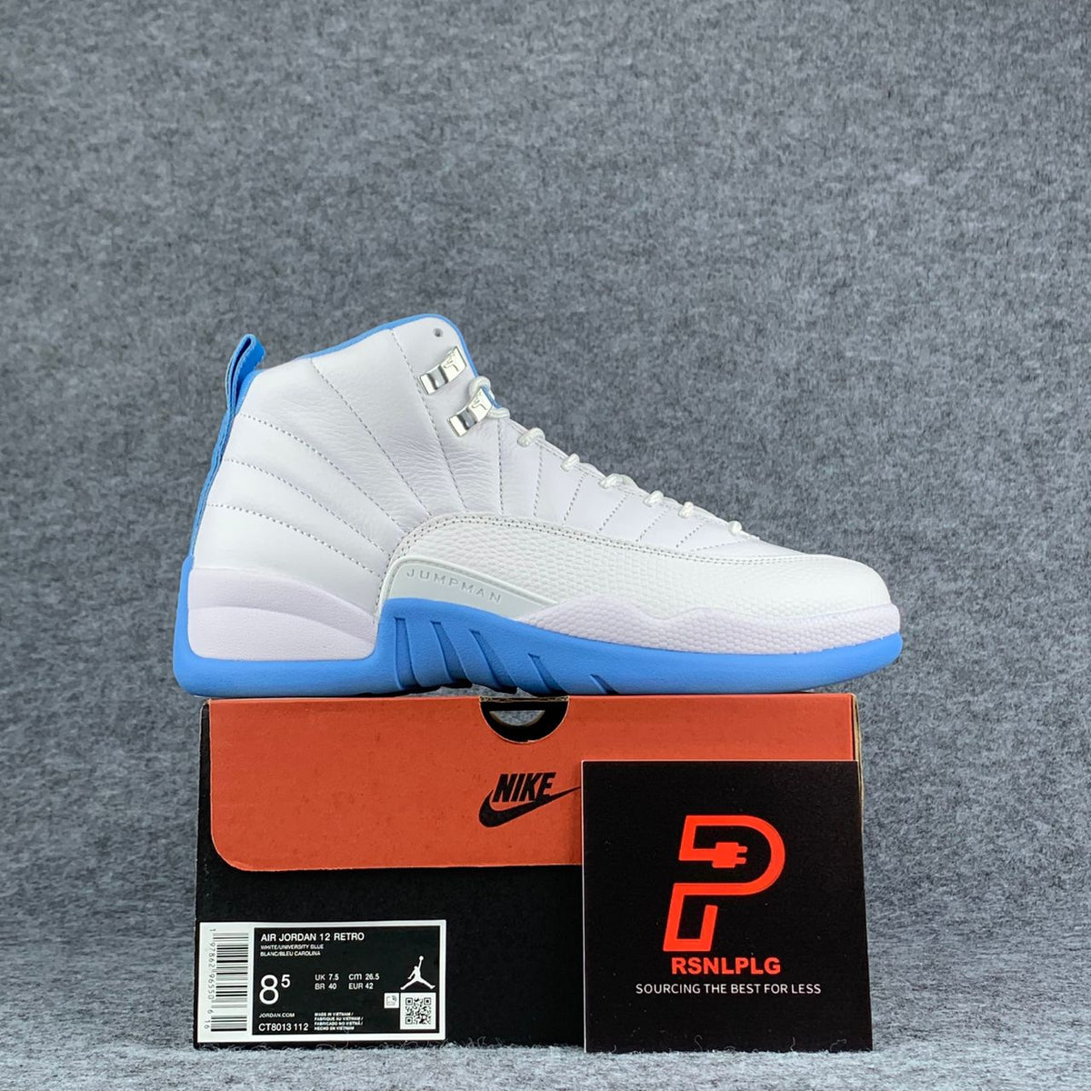 Wmns Air Jordan 12 Retro Sneakers 'UNC' - product view 1