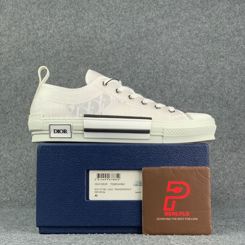 Dior B23 Low Sneakers 'Oblique - White' - product view 1