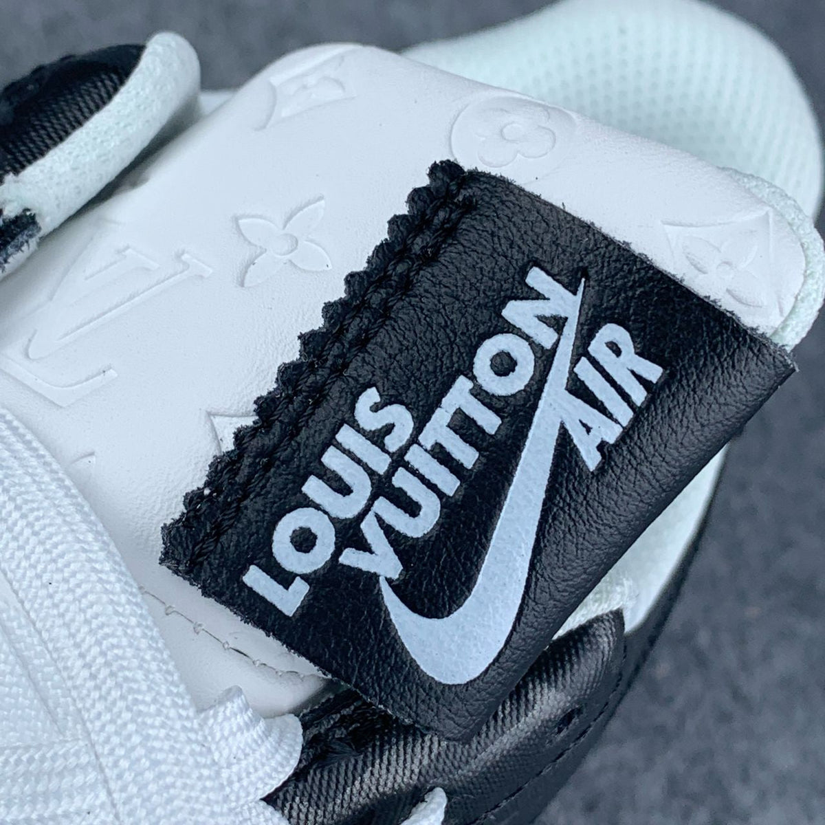 (CUSTOM) NIKE AIR FORCE 1 LOW Sneakers 'WHITE BLACK' - product view 9
