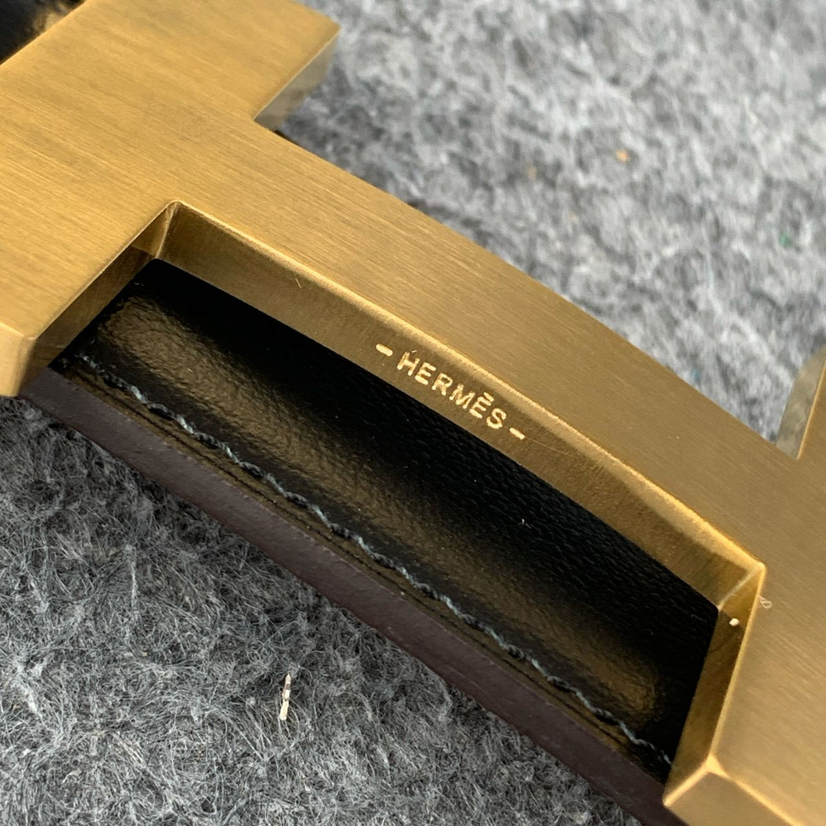 H Constance Reversible Leather Belt ´Black/Chocolate Brown´ - product view 4