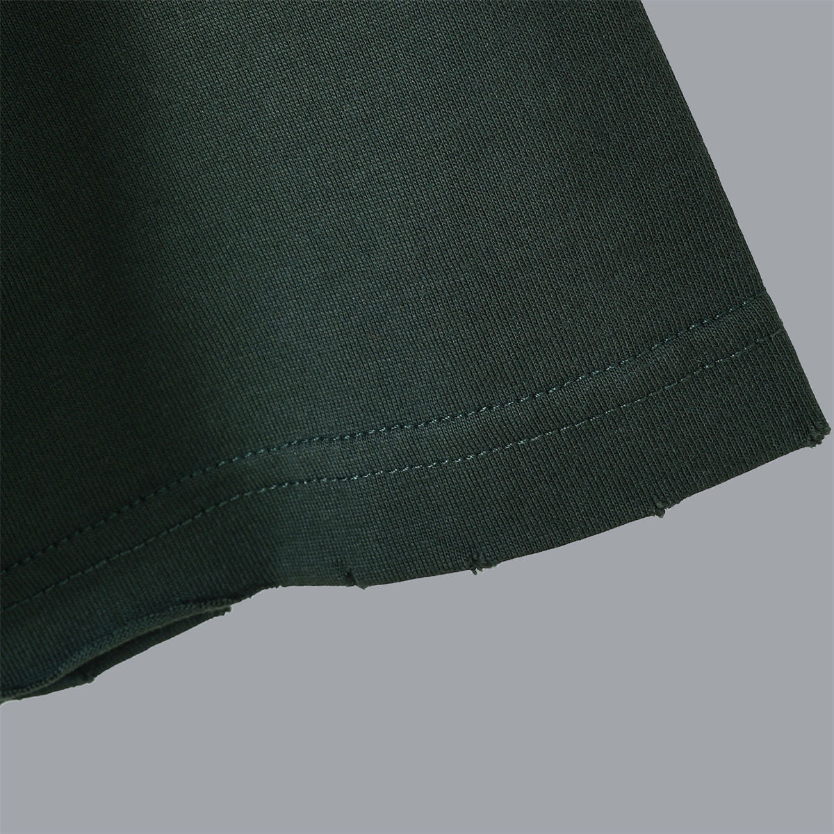 Balenciaga Caps Destroyed Flatground T-Shirt in Green - product view 4