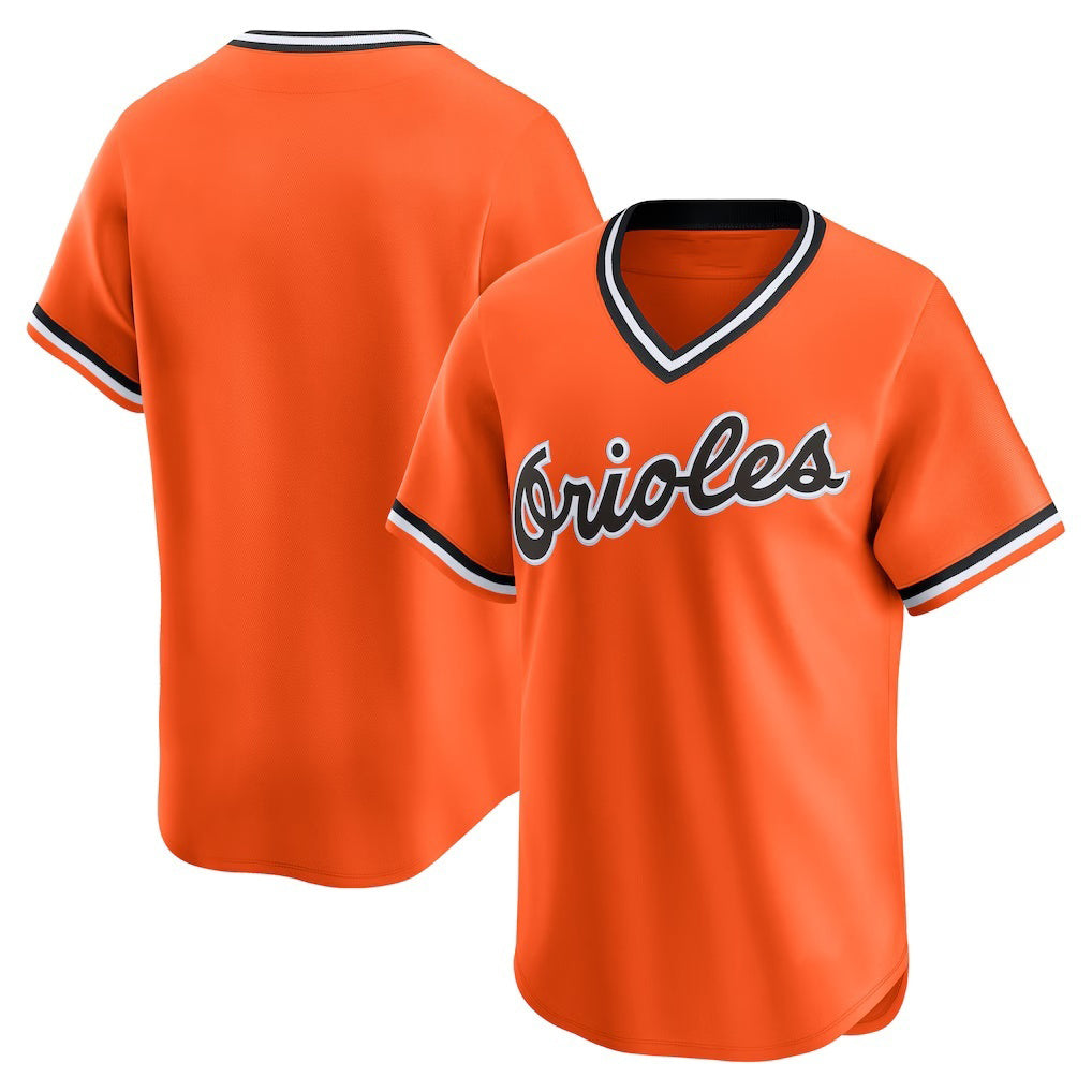 Baseball Jersey | Baltimore Orioles Orange Throwback Cooperstown Collection Limited - image 1