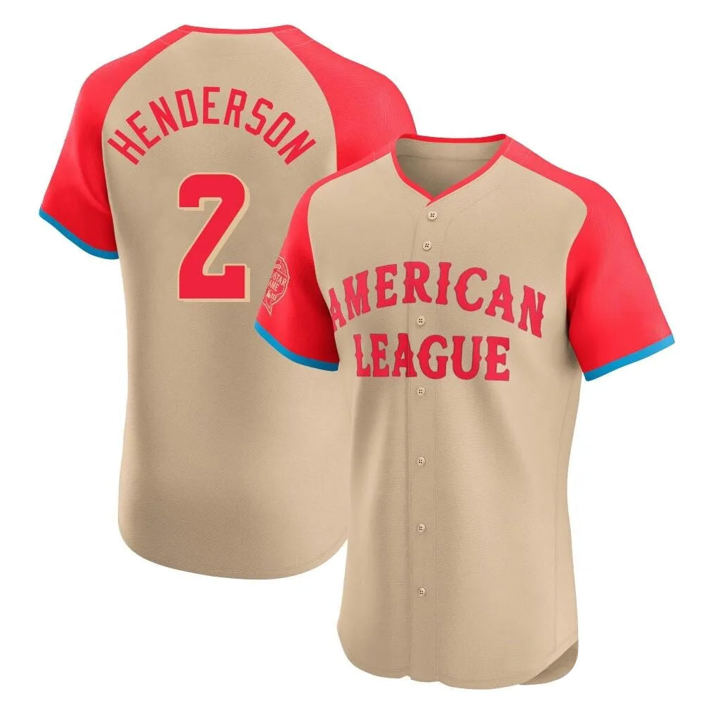 Baseball Jersey | Baltimore Orioles #2 Gunnar Henderson Player Cream American League All-Star Limited Home Game Stitched - image 1