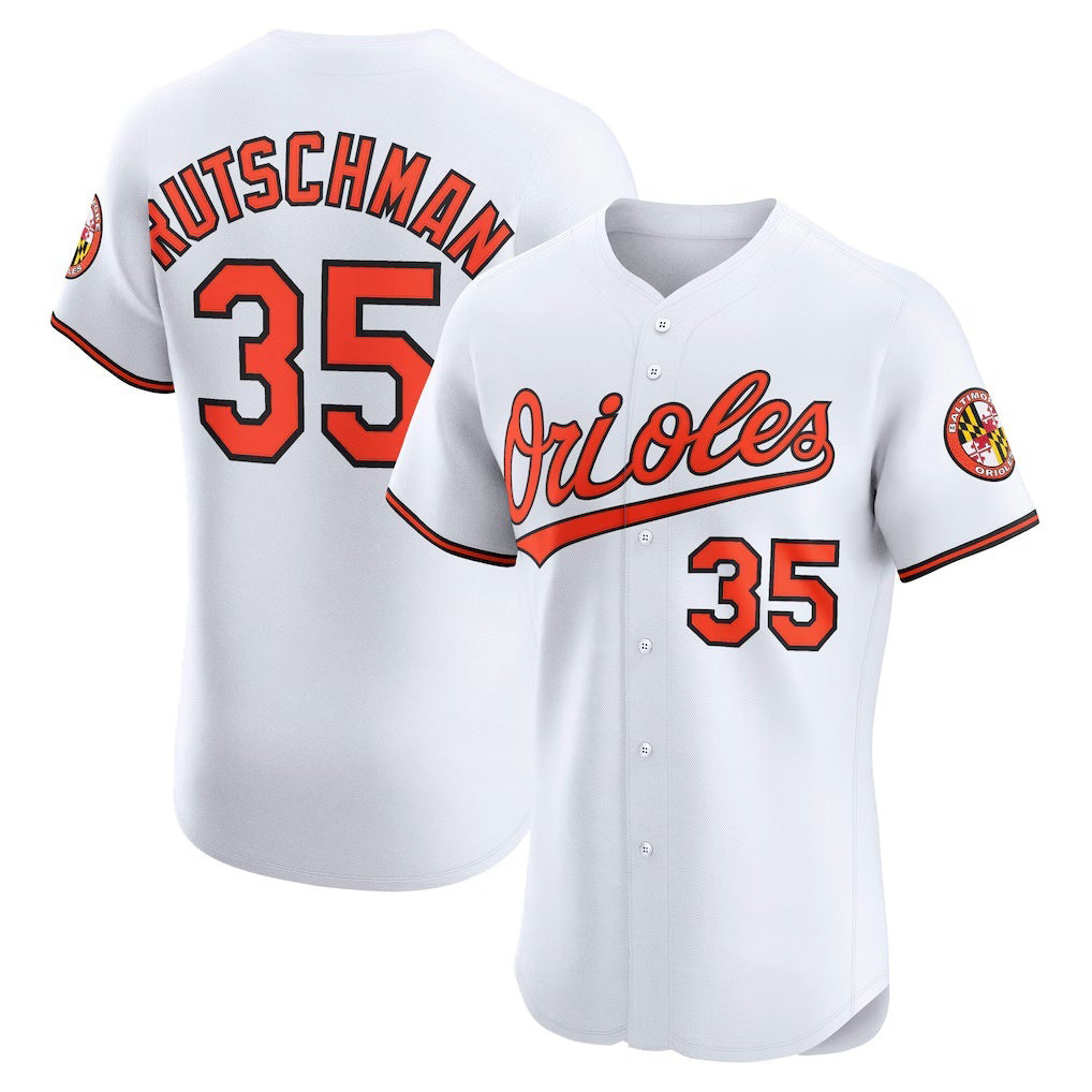 Baseball Jersey | Baltimore Orioles #35 Adley Rutschman White Home - image 1