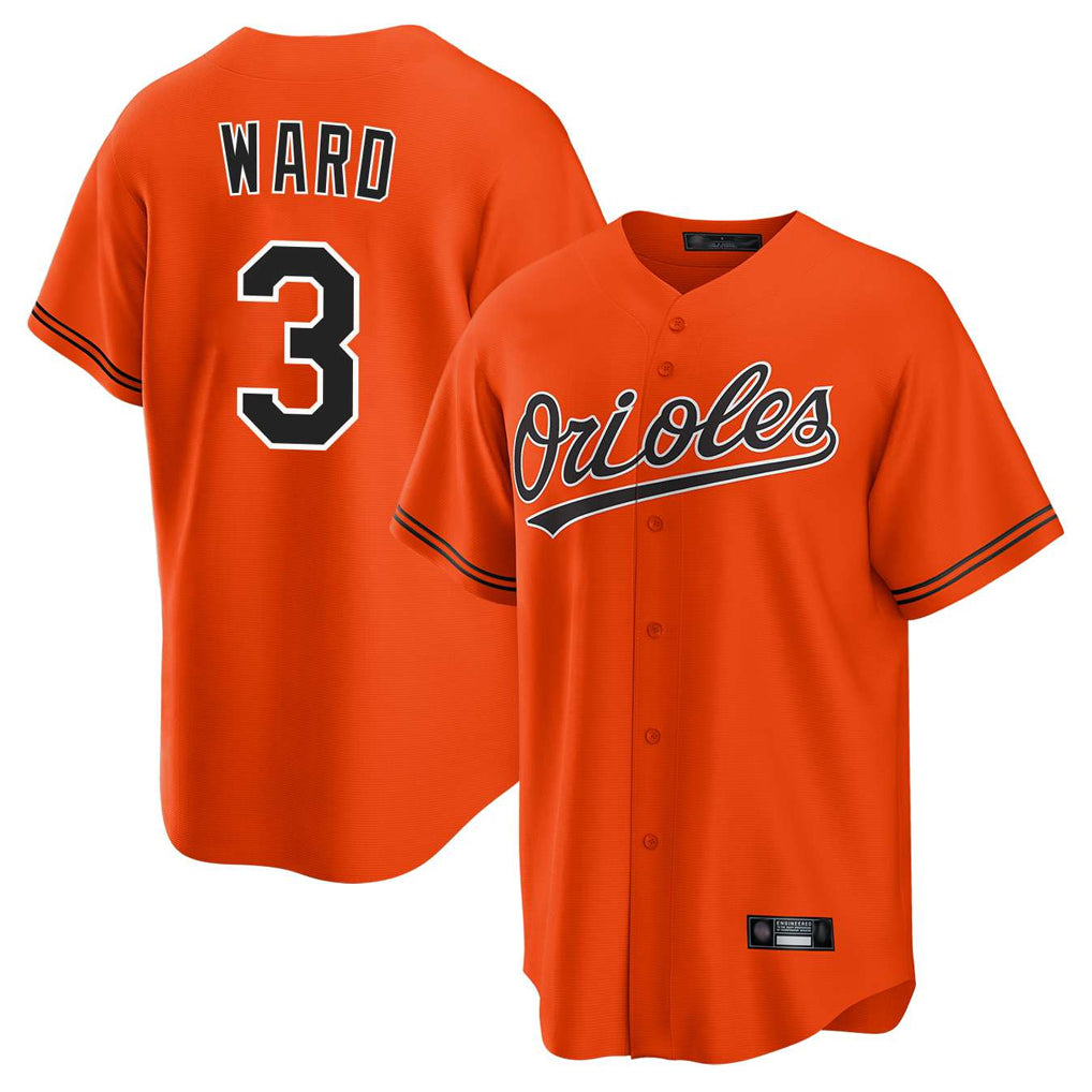 Baseball Jersey | Baltimore Orioles #3 Taylor Ward Player Orange Home Game Stitched - image 1