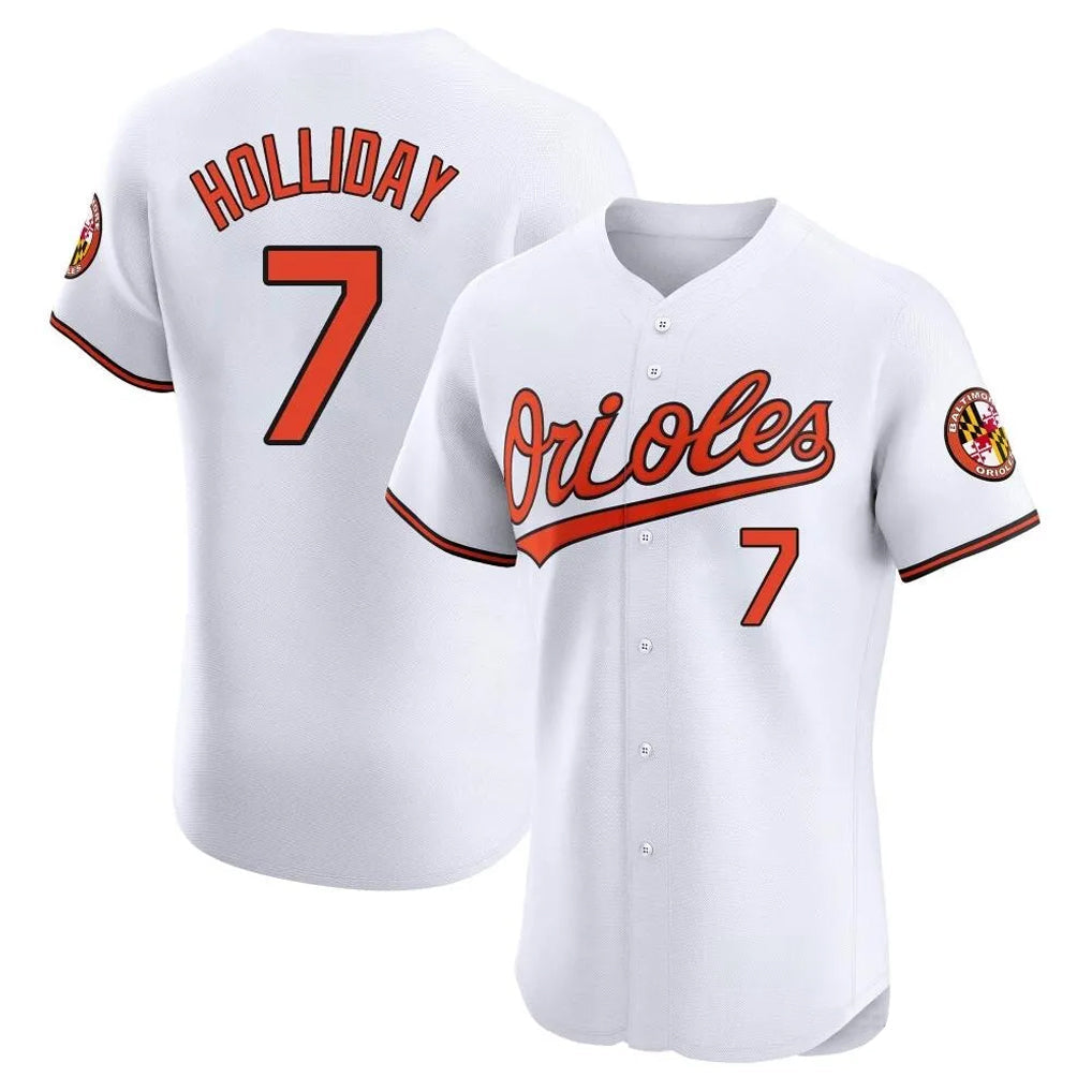 Baseball Jersey | Baltimore Orioles #7 Jackson Holliday Player White Limited Home Game Stitched - image 1