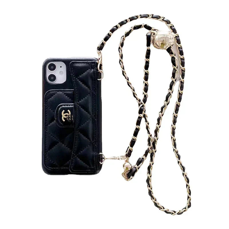 Wallet iPhone Case With Hand /Crossbody Chain - product view 1
