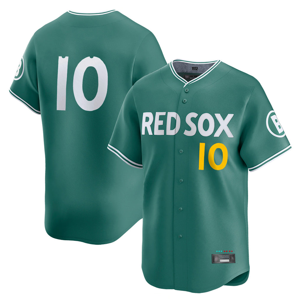 Baseball Jersey | Boston Red Sox #10 Trevor Story Player Green City Connect Limited Home Game Stitched - image 1