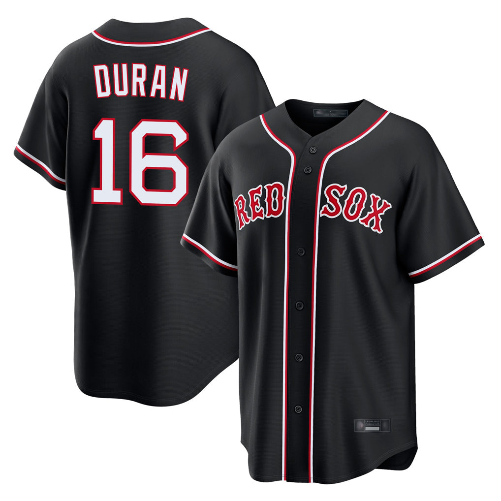 Baseball Jersey | Boston Red Sox #16 Jarren Duran Player Black Out Home Game Stitched - image 1
