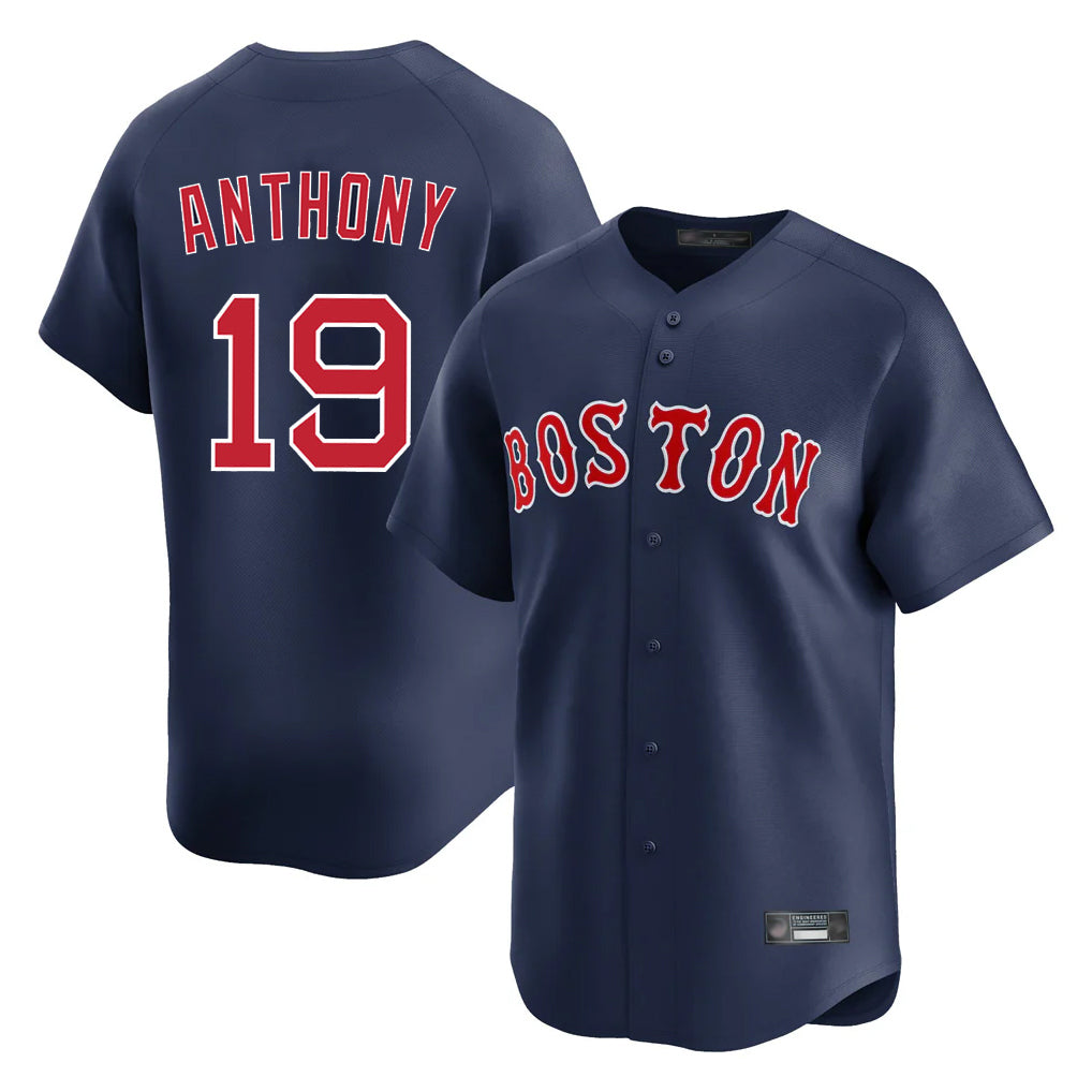 Baseball Jersey | Boston Red Sox #19 Roman Anthony Player Navy Limited Home Game Stitched - image 1
