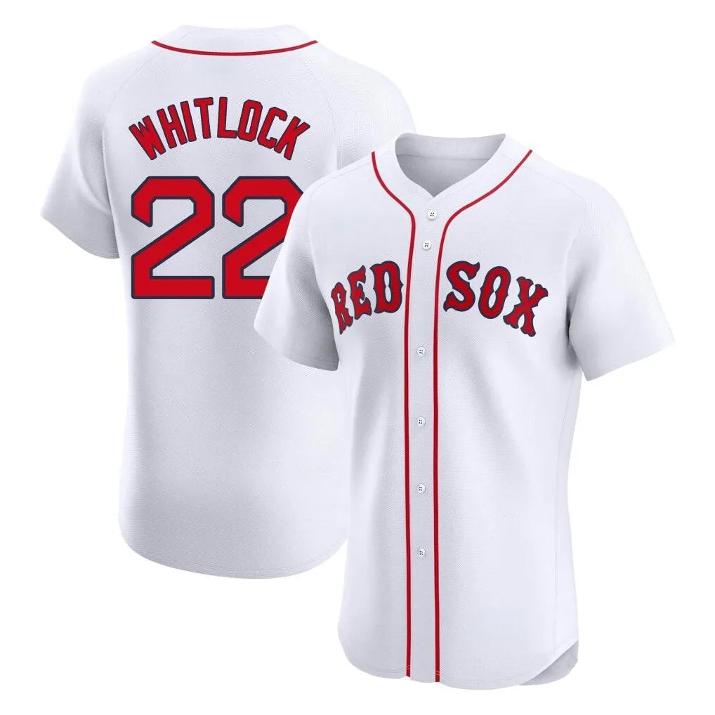 Baseball Jersey | Boston Red Sox #22 Garrett Whitlock Player White Limited Home Game Stitched - image 1