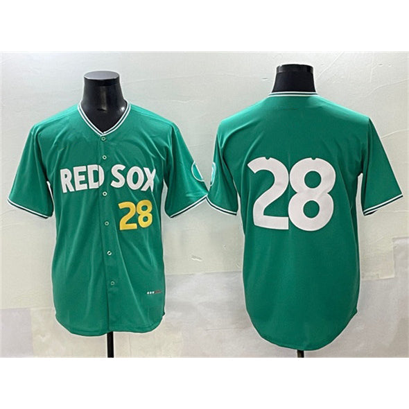 Baseball Jersey | Boston Red Sox #28 Kristian Campbell Green 2025 City Connect Limited Stitched - image 1