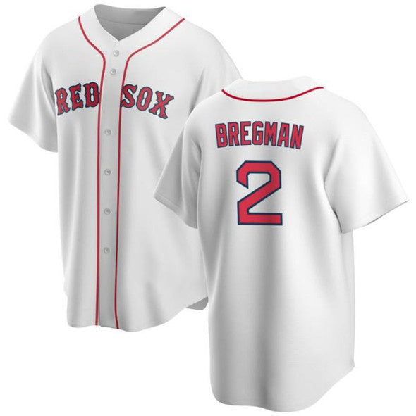 Baseball Jersey | Boston Red Sox #2 Alex Bregman White 2024 Stitched - image 1