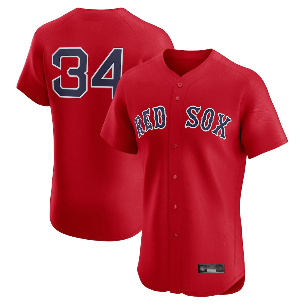 Baseball Jersey | Boston Red Sox #34 David Ortiz Player Red Limited Home Game Stitched - image 1