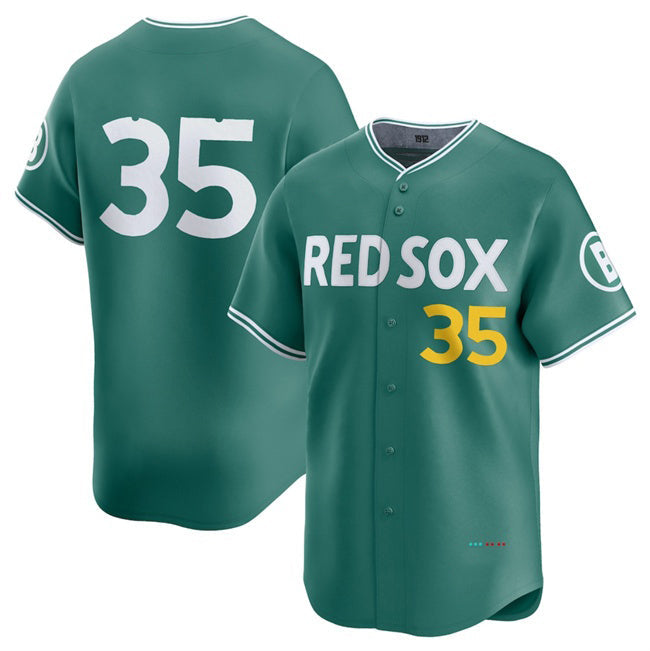 Baseball Jersey | Boston Red Sox #35 Garrett Crochet Green 2025 City Connect Limited Stitched - image 1