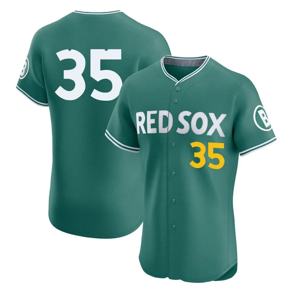 Baseball Jersey | Boston Red Sox #35 Garrett Crochet Player Green City Connect Limited Home Game Stitched - image 1