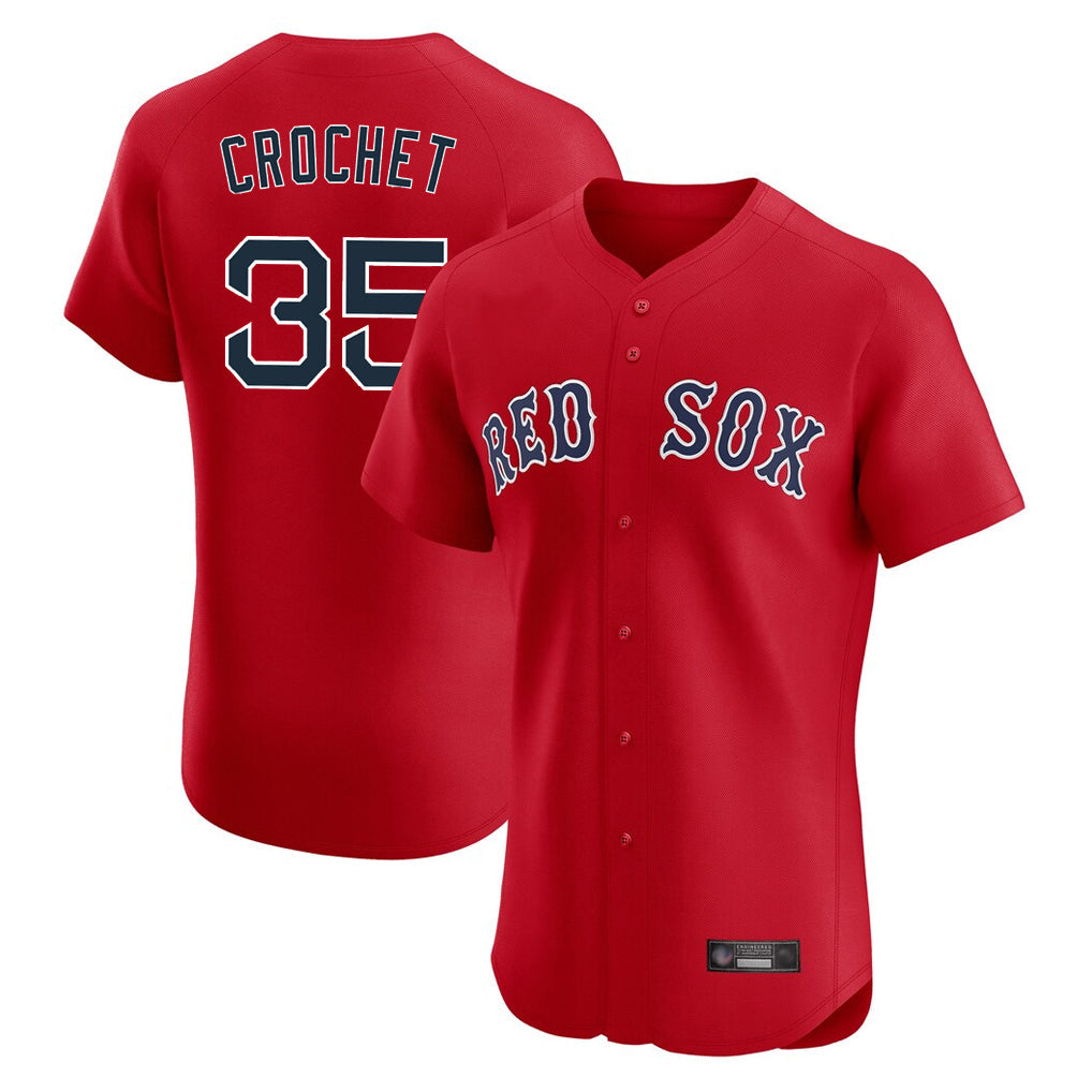Baseball Jersey | Boston Red Sox #35 Garrett Crochet Player Red Limited Home Game Stitched - image 1