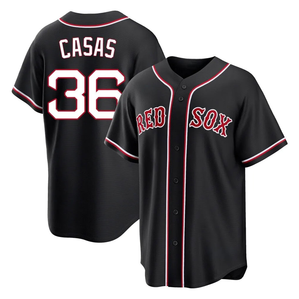 Baseball Jersey | Boston Red Sox #36 Triston Casas Player Black Out Home Game Stitched - image 1