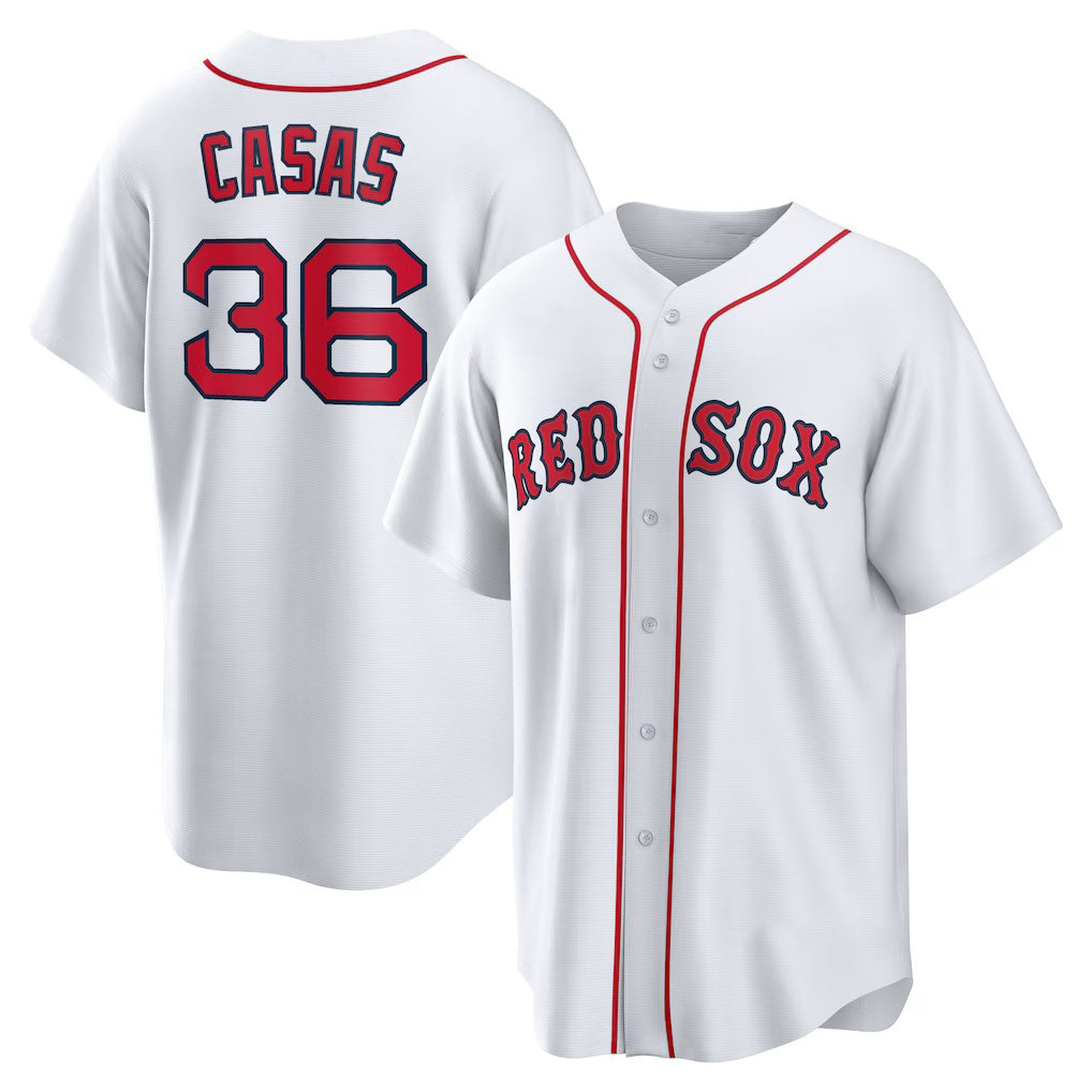 Baseball Jersey | Boston Red Sox #36 Triston Casas White Home Replica - image 1