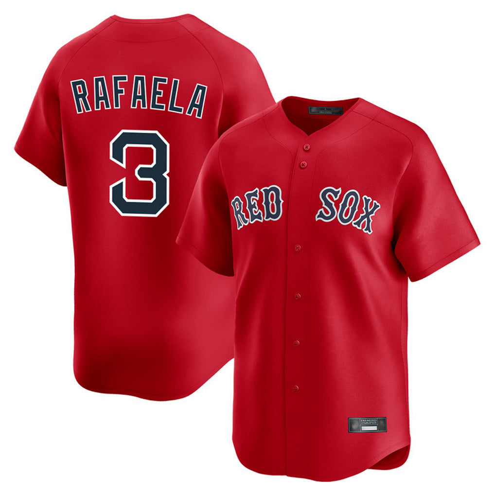 Baseball Jersey | Boston Red Sox #3 Ceddanne Rafaela Player Red Limited Home Game Stitched - image 1