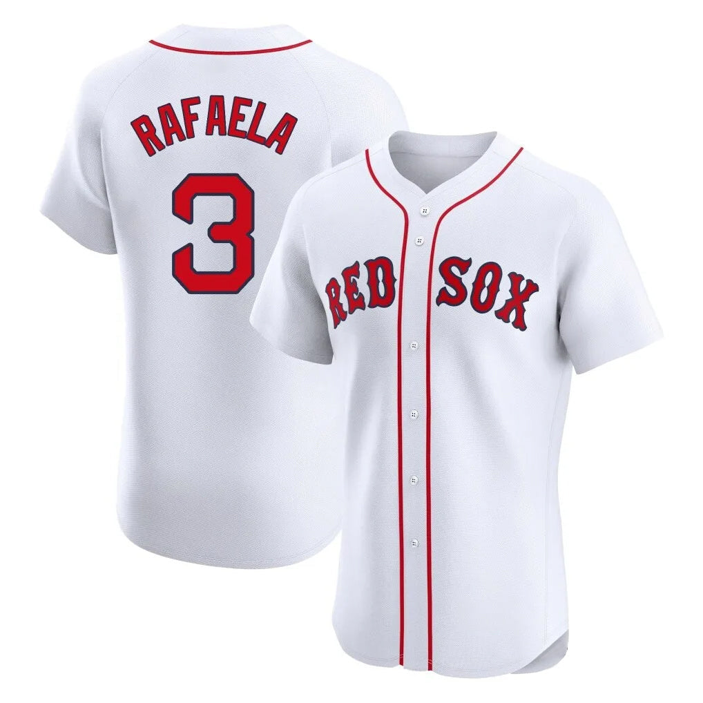 Baseball Jersey | Boston Red Sox #3 Ceddanne Rafaela Player White Limited Home Game Stitched - image 1