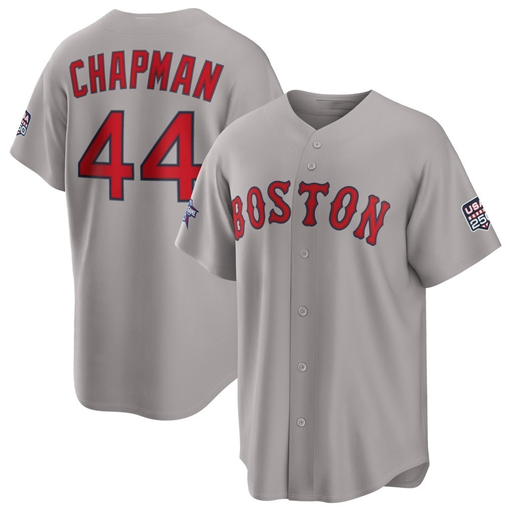 Baseball Jersey | Boston Red Sox #44 Aroldis Chapman 2026 All-Star Game Gray Replica - image 1