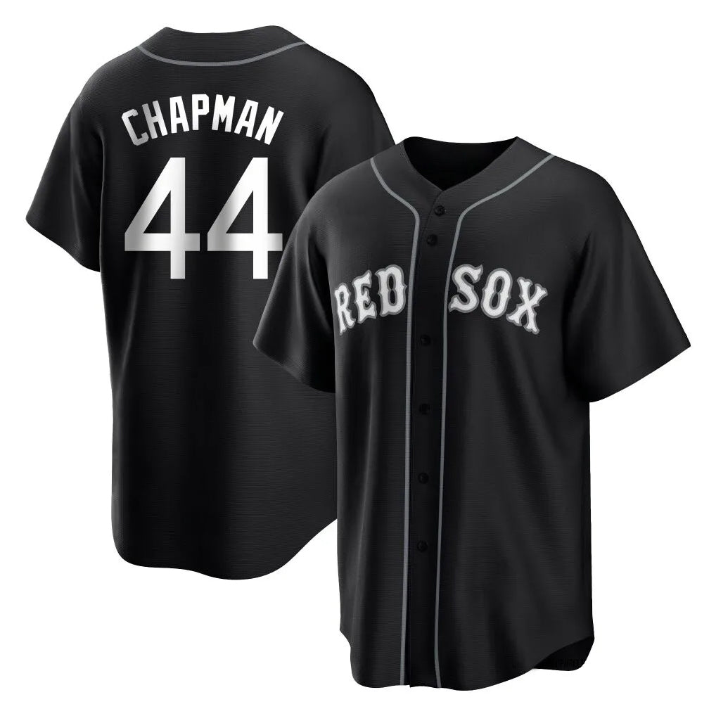 Baseball Jersey | Boston Red Sox #44 Aroldis Chapman Player Black Home Game Stitched - image 1