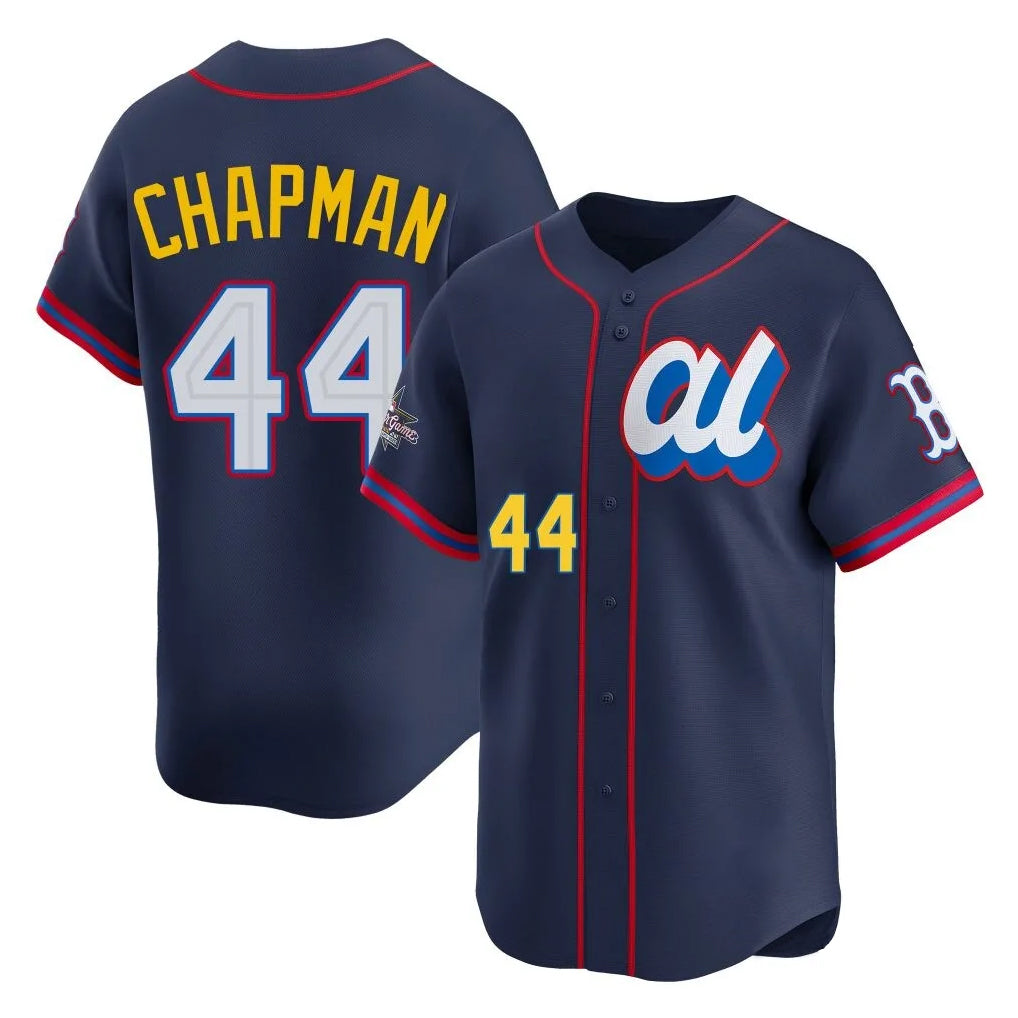 Baseball Jersey | Boston Red Sox #44 Aroldis Chapman Player Navy American League All-Star Edition Game Stitched - image 1