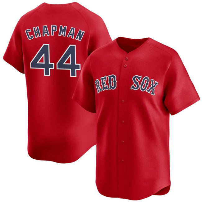 Baseball Jersey | Boston Red Sox #44 Aroldis Chapman Red 2025 Alternate Limited Stitched - image 1