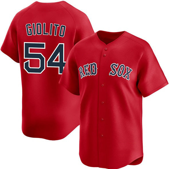 Baseball Jersey | Boston Red Sox #54 Lucas Giolito Red 2025 Alternate Limited Stitched - image 1