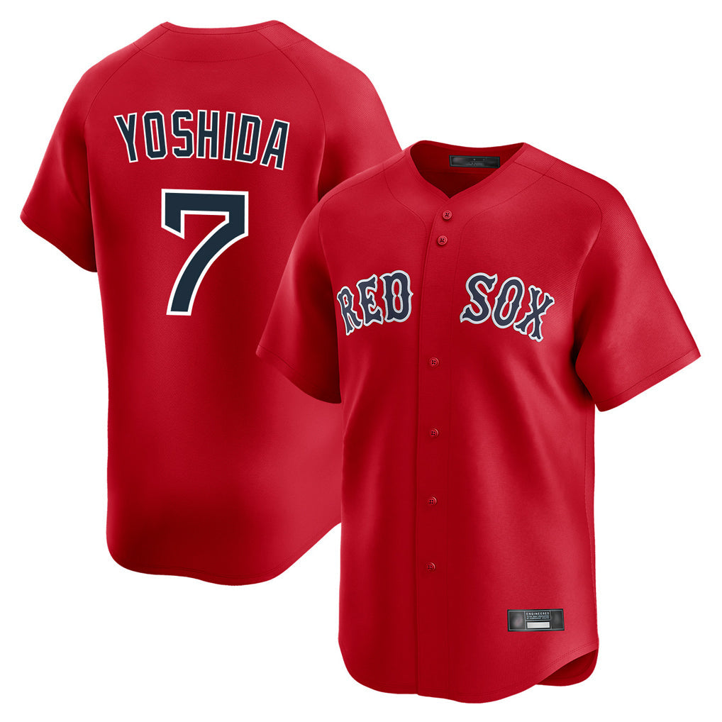 Baseball Jersey | Boston Red Sox #7 Masataka Yoshida Player Red Limited Home Game Stitched - image 1