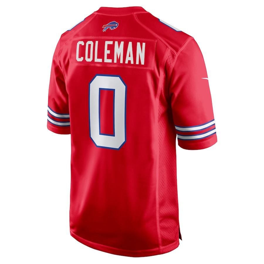 American Football Jersey | B.Bills #0 Keon Coleman Draft Player Game Jersey - Red American Football Jerseys - image 1