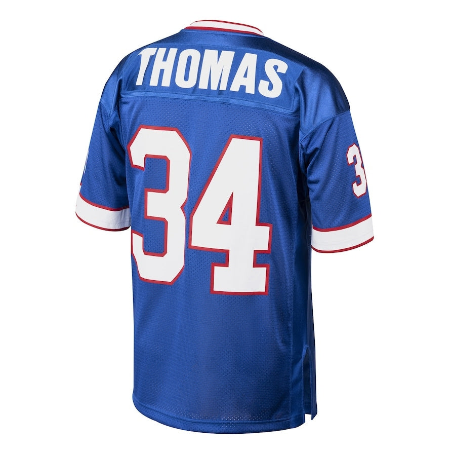 American Football Jersey | B.Bills #34 Thurman Thomas 1985 Throwback Retired Player Jersey - Royal American Stitched Football Jerseys - image 1